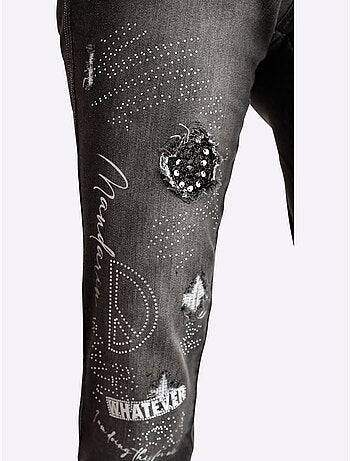 Jean coton extensible confortable - taille standard - helline