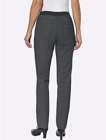 Jean en coton avec ceinture intégrée et poches fonctionnelles - Taille courte - Witt