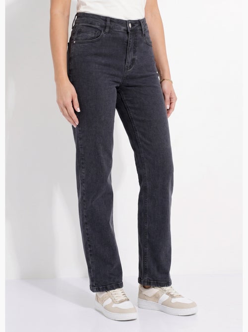Jean couleur 5 poches droit taille haute - afibel - Kiabi Jean couleur 5 poches droit taille haute - afibel - Kiabi