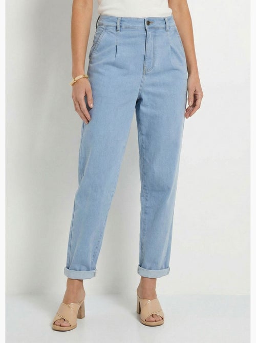 Jean couleur femme taille haute stretch - afibel - Kiabi Jean couleur femme taille haute stretch - afibel - Kiabi