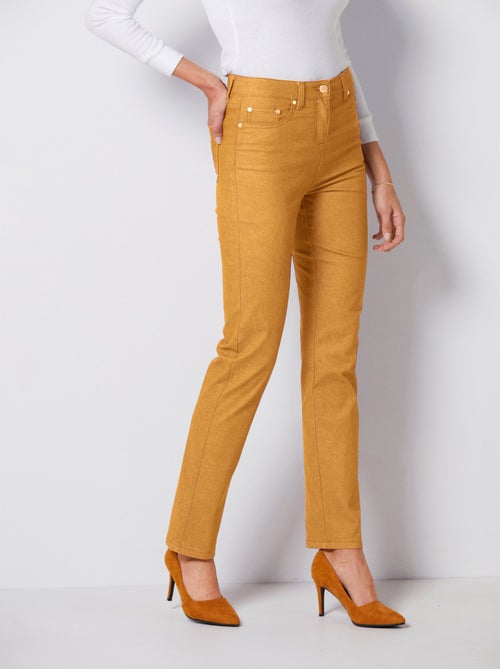 Jean couleur MORPHOSTYLE tissu stretch - Kiabi