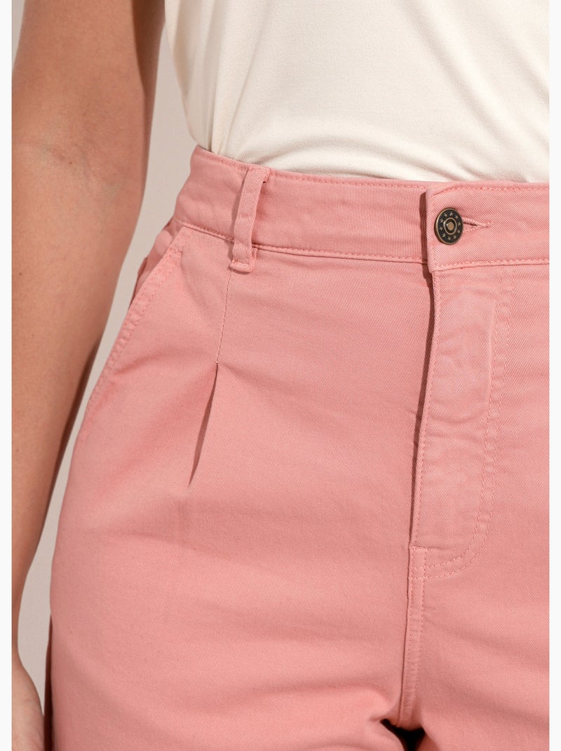 Jean couleur taille haute stretch - afibel Terracotta - Kiabi