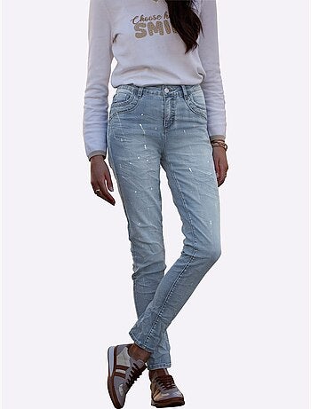 Jean coupe 5 poches moderne - taille standard - helline