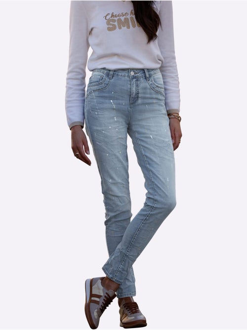 Jean coupe 5 poches moderne - taille standard - helline - Kiabi