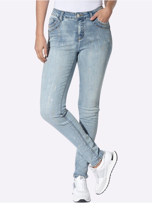 Jean coupe 5 poches moderne - taille standard - helline - Kiabi