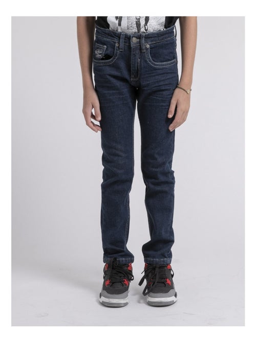 Jean coupe ajustée SALAGNON garçon - Kiabi Jean coupe ajustée SALAGNON garçon - Kiabi