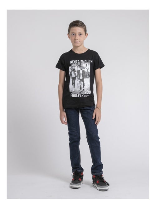 Jean coupe ajustée SALAGNON garçon - Kiabi Jean coupe ajustée SALAGNON garçon - Kiabi