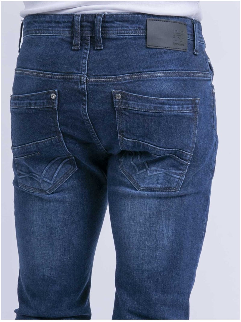 Jean coupe ajustée SANDOR Bleu - Kiabi