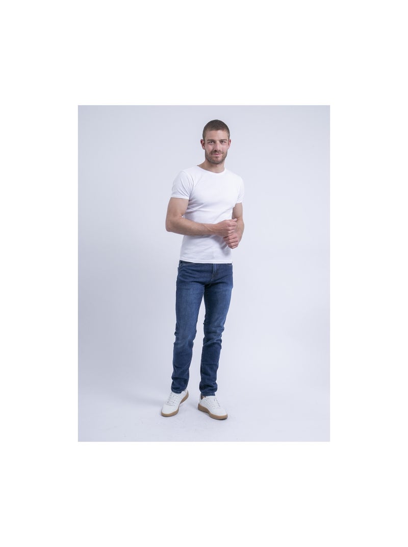 Jean coupe ajustée SANDOR Bleu - Kiabi