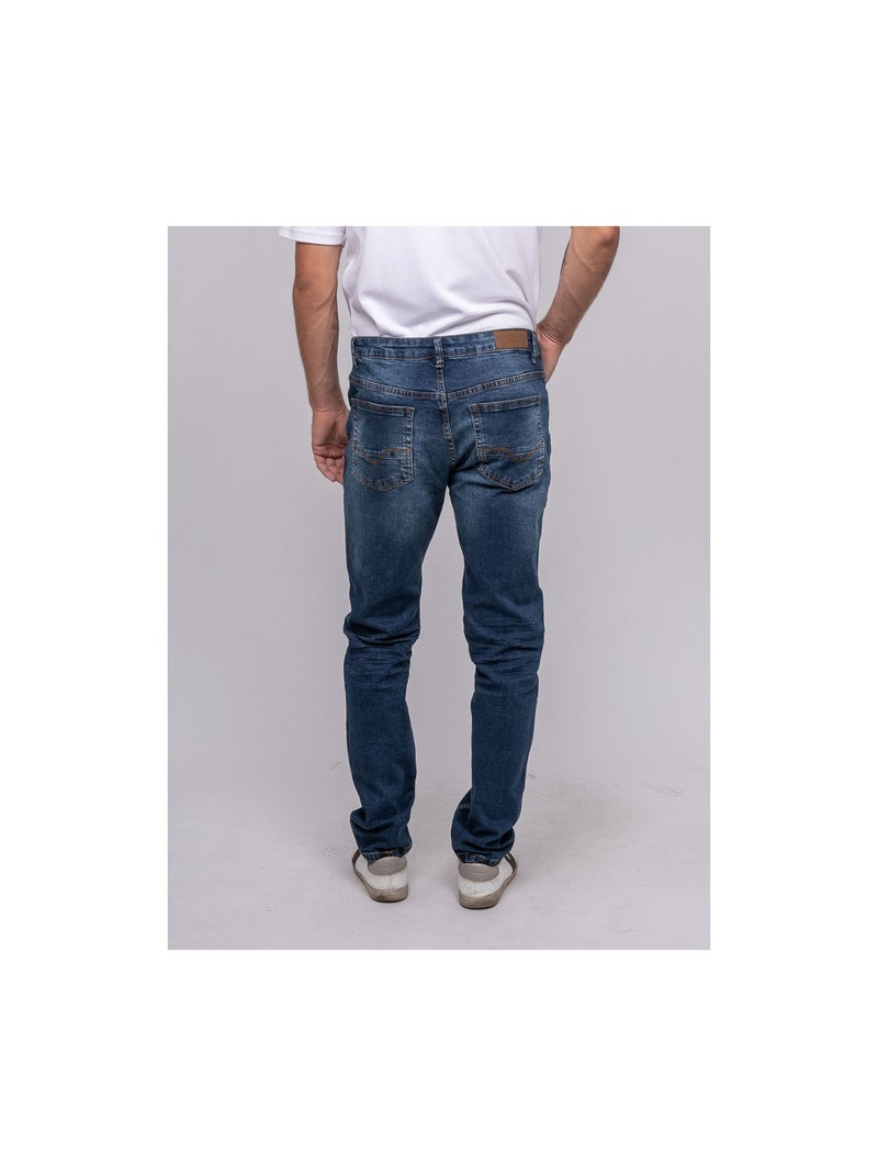 Jean coupe ajustée SPOKYNO Bleu - Kiabi