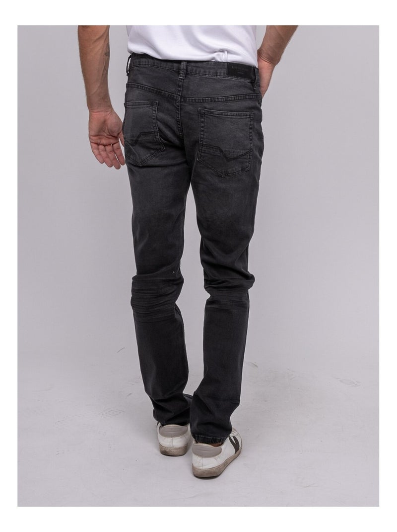 Jean coupe ajustée SPOKYNO Gris foncé - Kiabi
