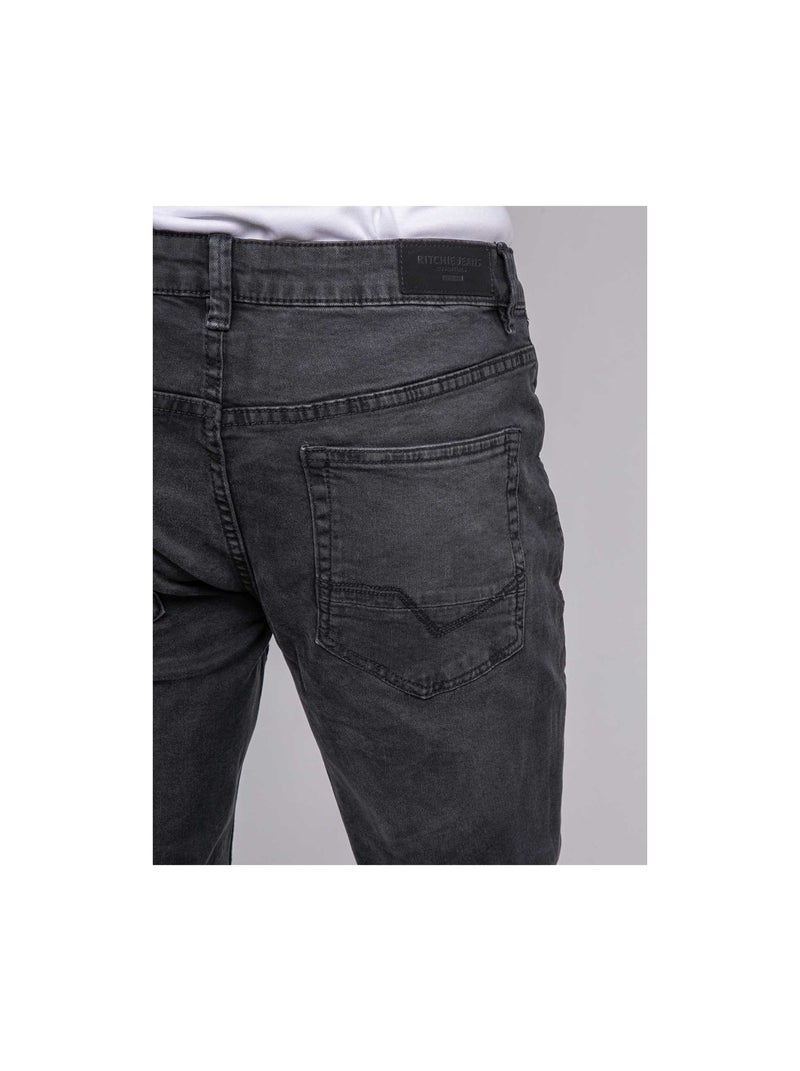 Jean coupe ajustée SPOKYNO Gris foncé - Kiabi