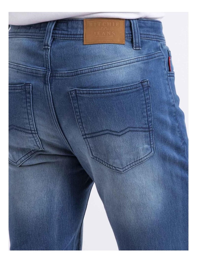 Jean coupe ajustée SUPRA Bleu - Kiabi