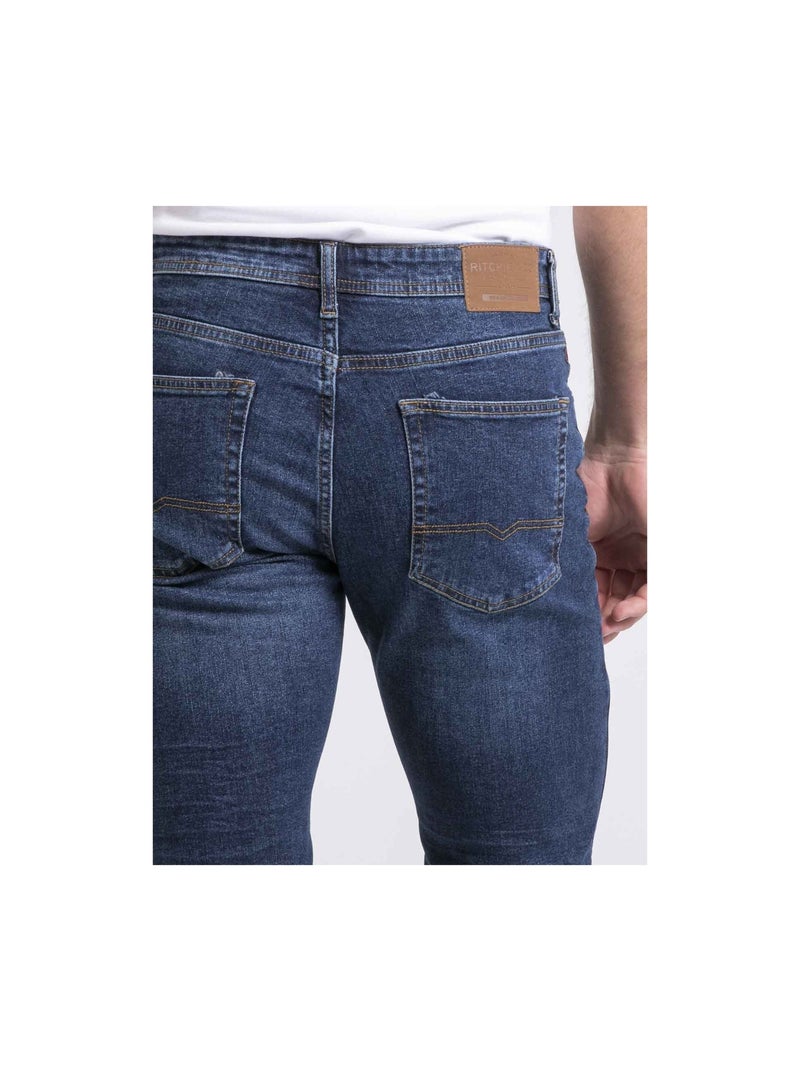 Jean coupe ajustée SURFER Bleu - Kiabi