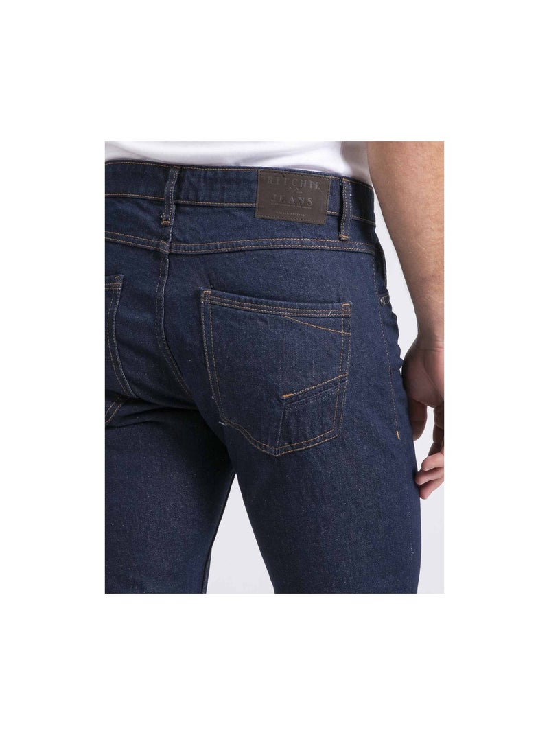 Jean coupe ajustée SUTTON Bleu - Kiabi