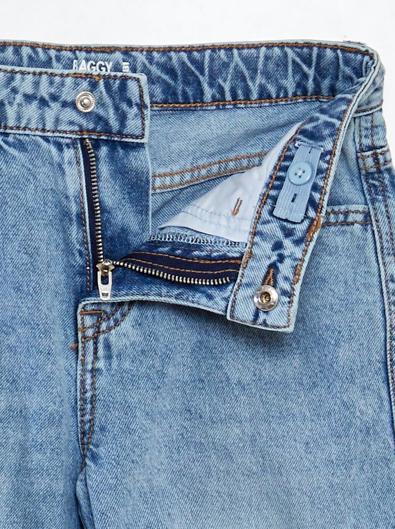 Jean coupe baggy Bleu - Kiabi