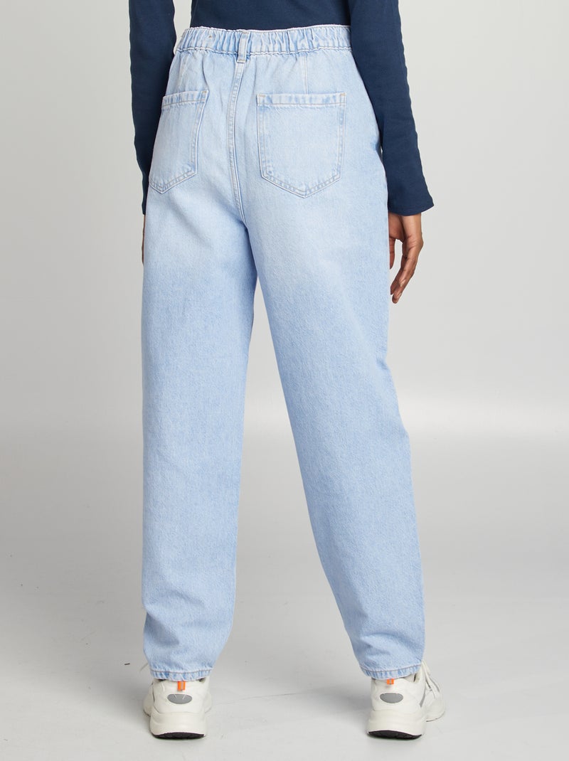 Jean coupe ballon fit Bleu - Kiabi