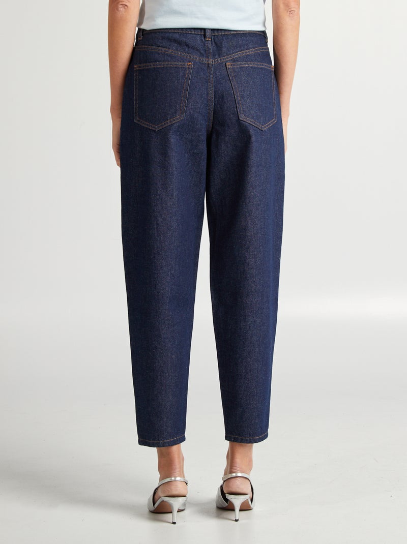 Jean coupe barrel BLEU - Kiabi