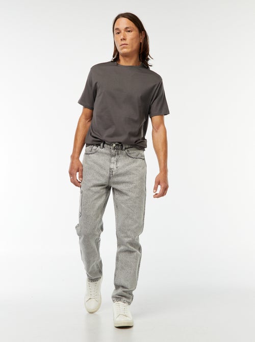Jean coupe droite - regular fit à 5 poches - Kiabi
