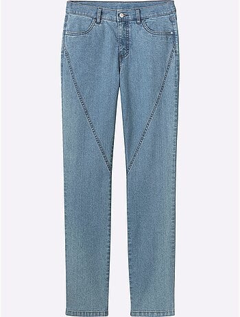 Jean coupe droite - taille courte - moda vilona
