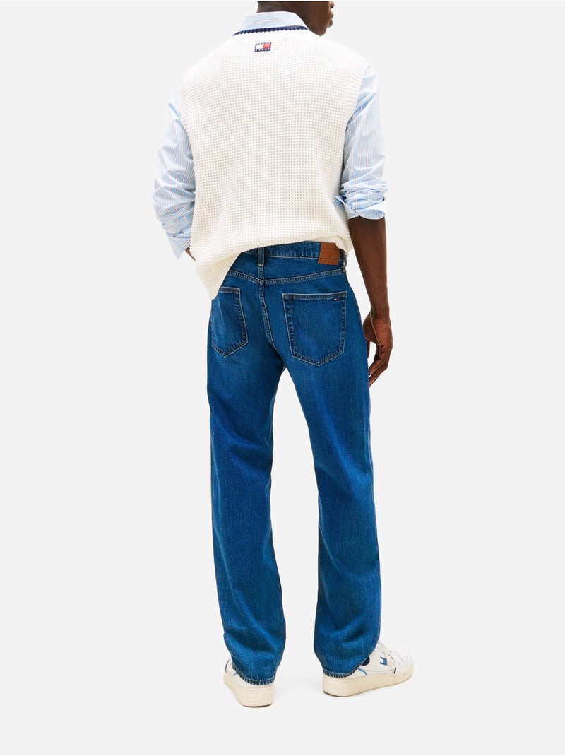Jean coupe droite - Tommy jeans Bleu foncé - Kiabi