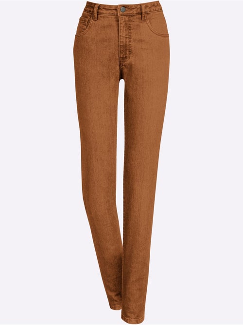 Jean coupe droite à cinq poches avec fermeture à glissière et passants - Taille standard - Witt - Kiabi Jean coupe droite à cinq poches avec fermeture à glissière et passants - Taille standard - Witt - Kiabi