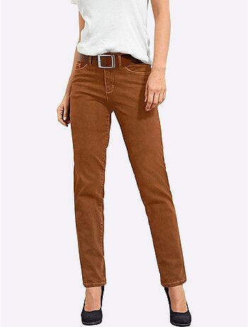 Jean coupe droite avec taille ajustable et poches pratiques - Taille extra courte - Witt