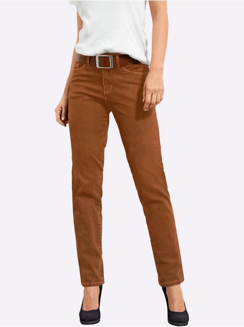 Jean coupe droite avec taille ajustable et poches pratiques - Taille extra courte - Witt - Kiabi Jean coupe droite avec taille ajustable et poches pratiques - Taille extra courte - Witt - Kiabi