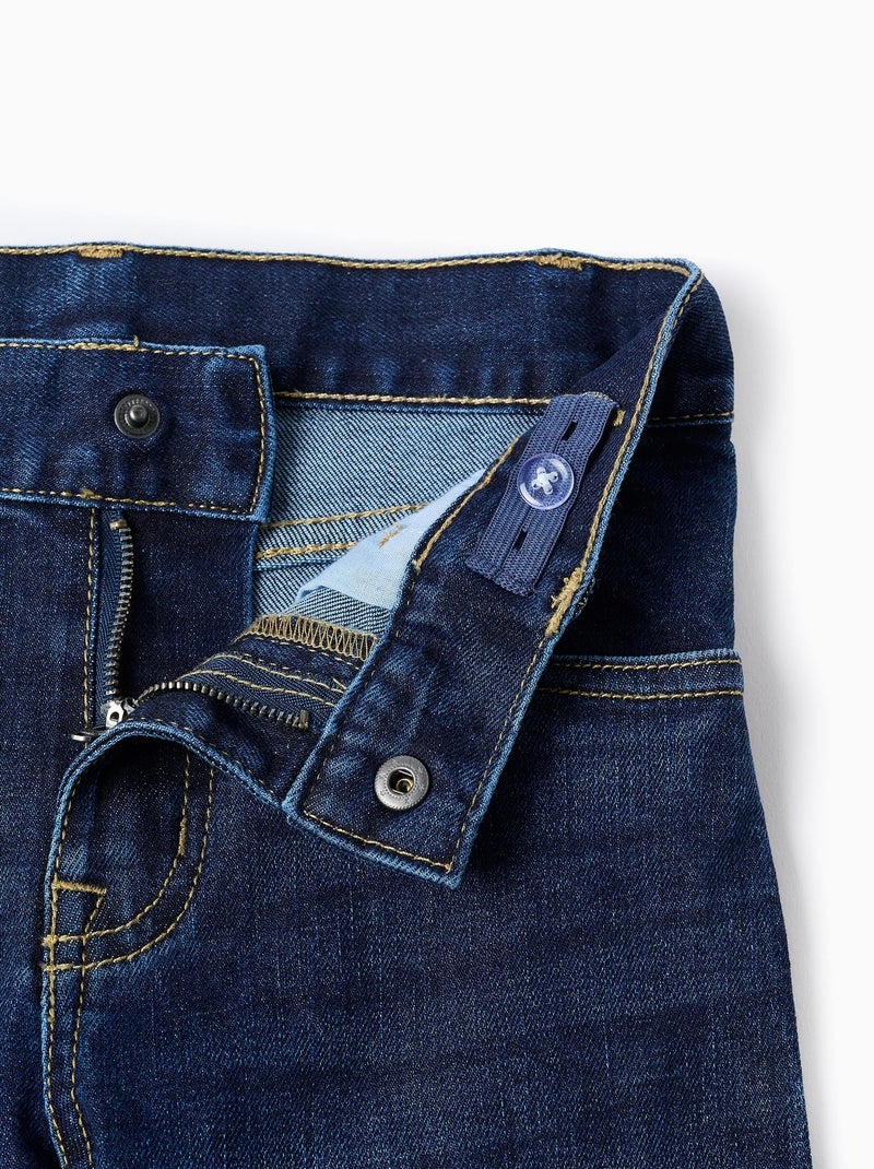 Jean Coupe Droite Bleu foncé - Kiabi