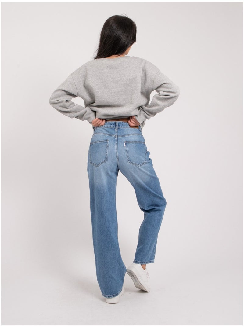 Jean coupe droite ERDI Bleu - Kiabi