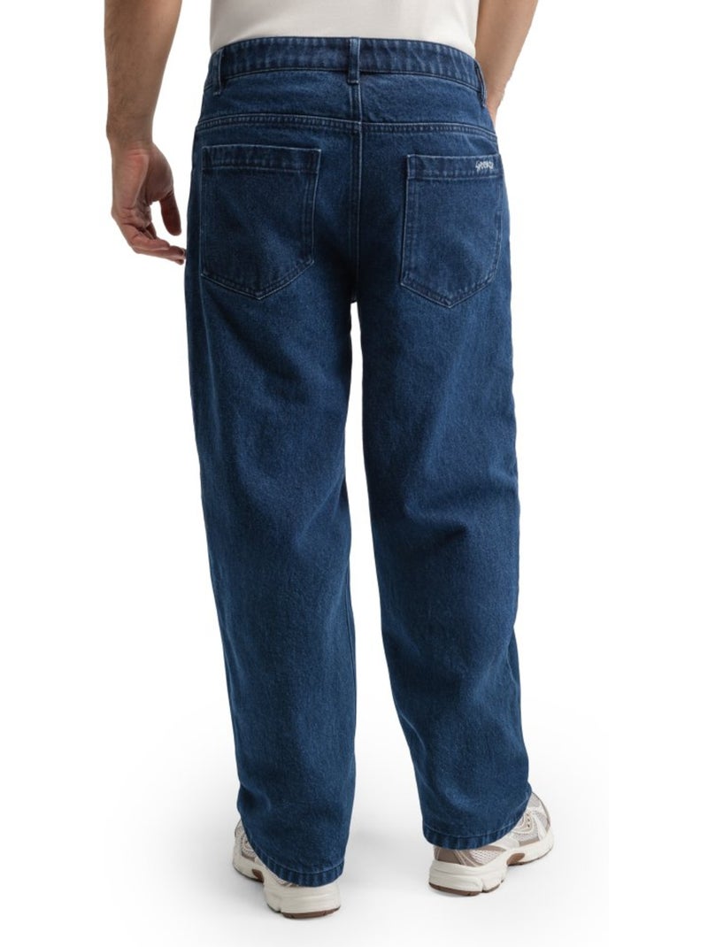 Jean coupe droite et ample homme homme heritage Bleu - Kiabi