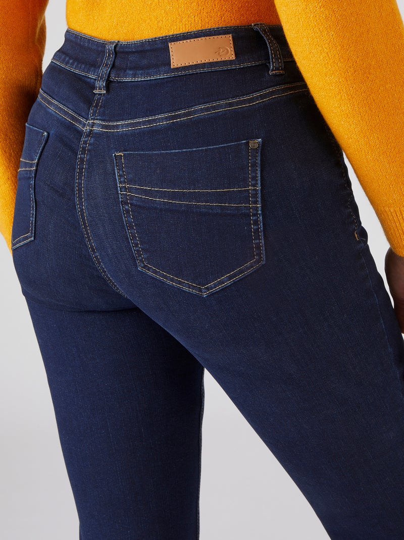 Jean coupe droite Perfect Fit by Damart - Damart Bleu denim - Kiabi