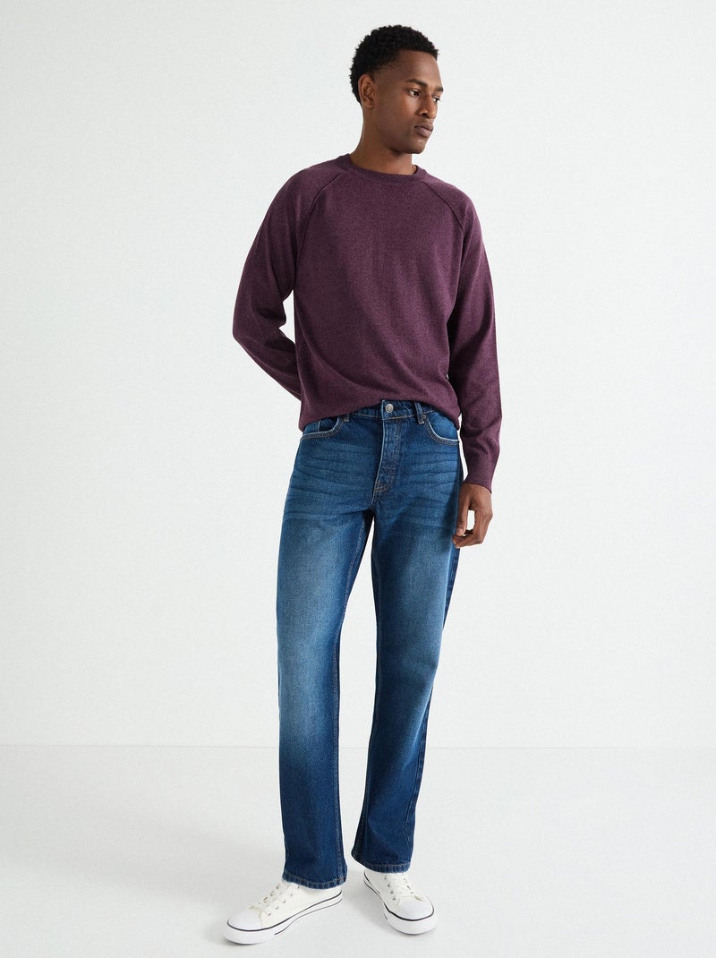 Jean coupe droite pour homme MO Fashion Bleu - Kiabi