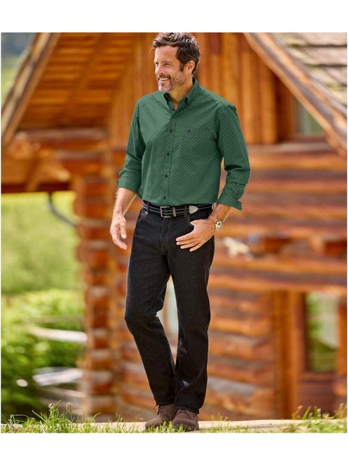 Jean Coupe Droite Taille Semi-Elastiquée   - ATLAS FOR MEN - Kiabi