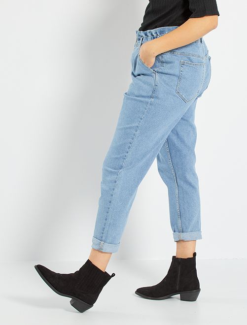 jean coupe droite large femme