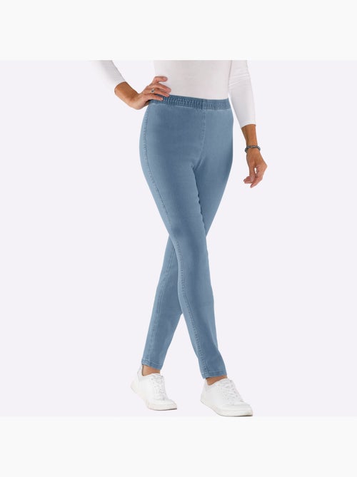 Jean coupe étroite à ceinture élastique et style décontracté - Taille courte - Moda Vilona - Kiabi