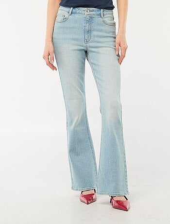 Jean coupe flare/bootcut à taille haute