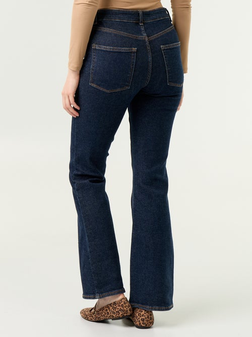 Jean coupe flare/bootcut à taille haute - Kiabi