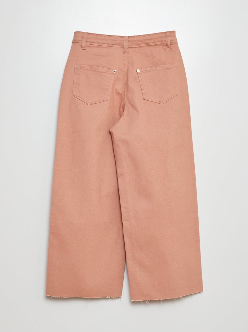 Jean coupe large - Coupe + confortable rose - Kiabi