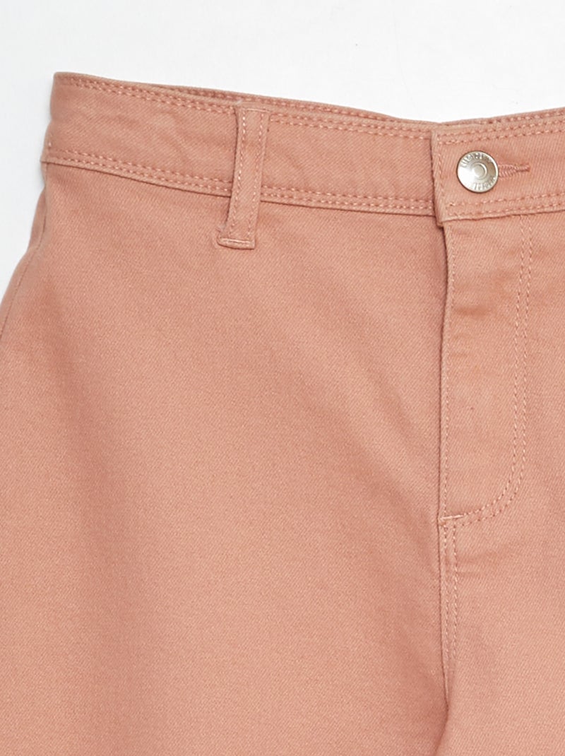 Jean coupe large - Coupe + confortable rose - Kiabi