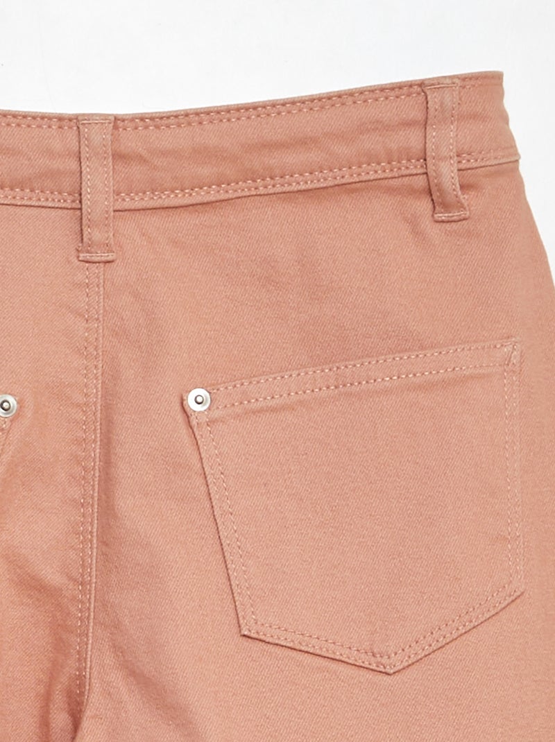 Jean coupe large - Coupe + confortable rose - Kiabi