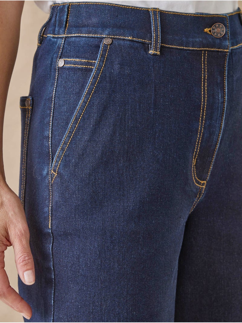 Jean coupe large - DAXON Bleu denim - Kiabi