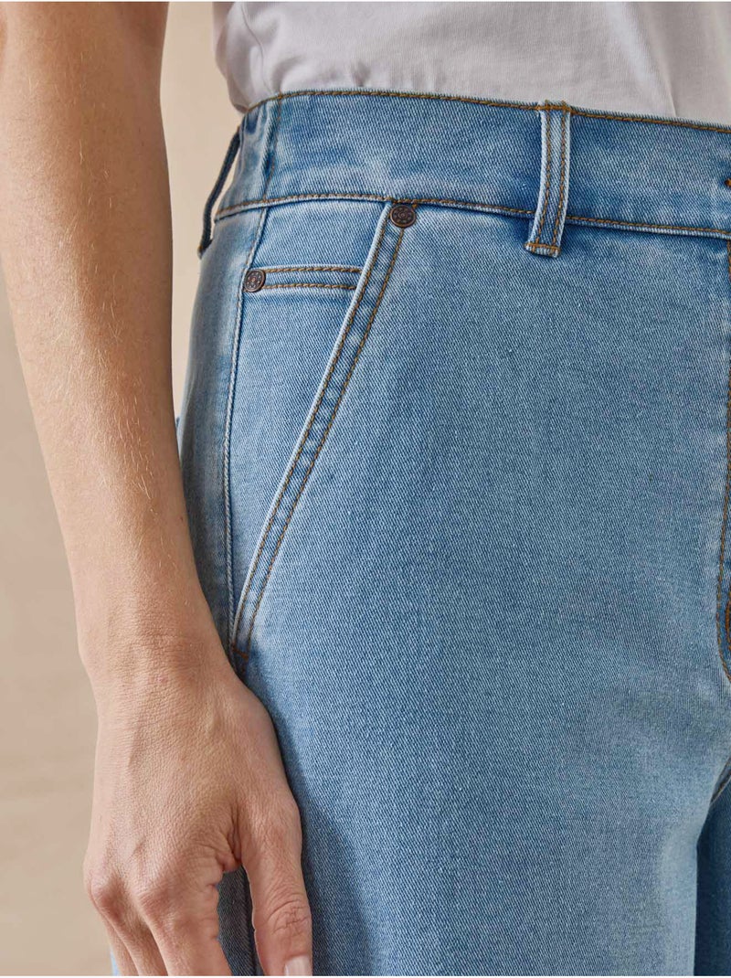 Jean coupe large - DAXON Bleu jean - Kiabi