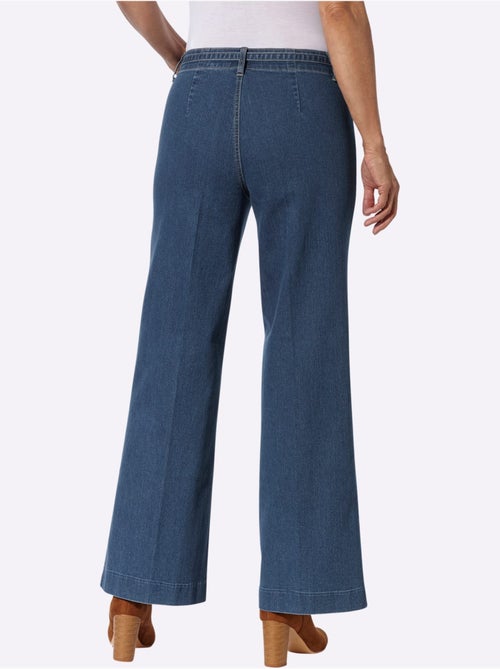 Jean coupe large mode - taille courte - witt - Kiabi