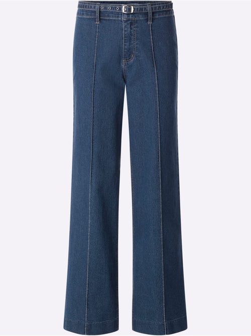 Jean coupe large mode - taille courte - witt - Kiabi