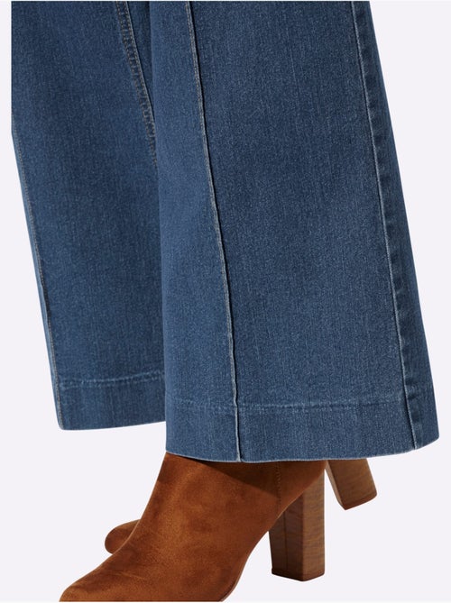 Jean coupe large mode - taille courte - witt - Kiabi