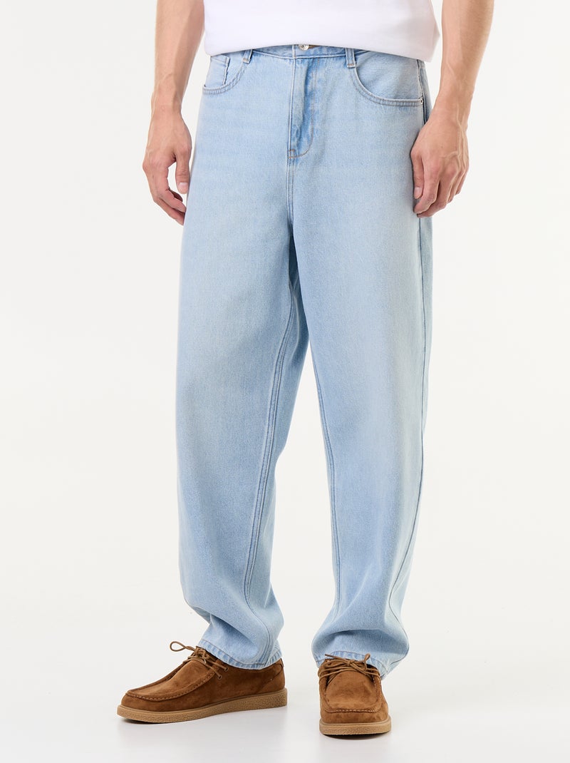 Jean coupe large / relaxed fit Bleu - Kiabi