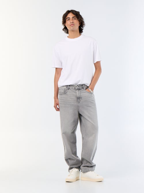 Jean coupe large / relaxed fit - Kiabi Jean coupe large / relaxed fit - Kiabi