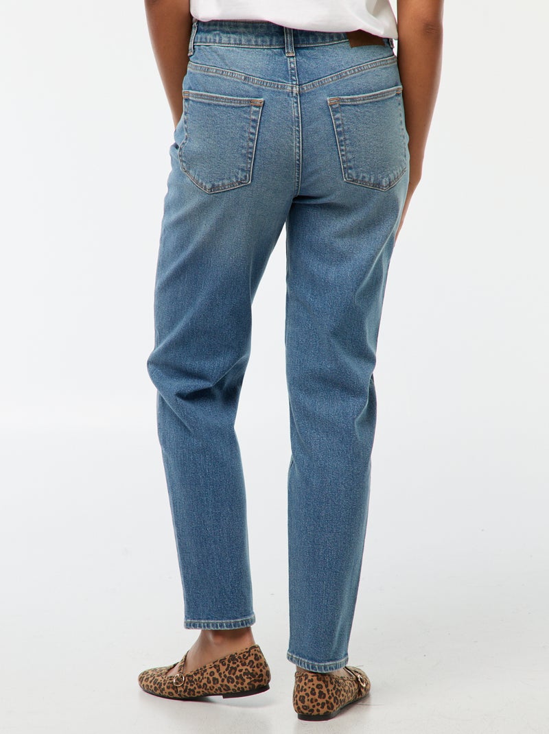 Jean coupe mom - L28 Bleu - Kiabi