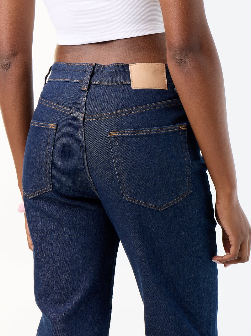 Jean coupe mom - L30 Bleu - Kiabi
